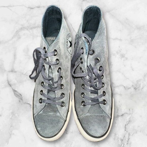 Converse All Star Chuck Taylor | size 7 | Hidden Wedge Suede | 550670C - Picture 2 of 6